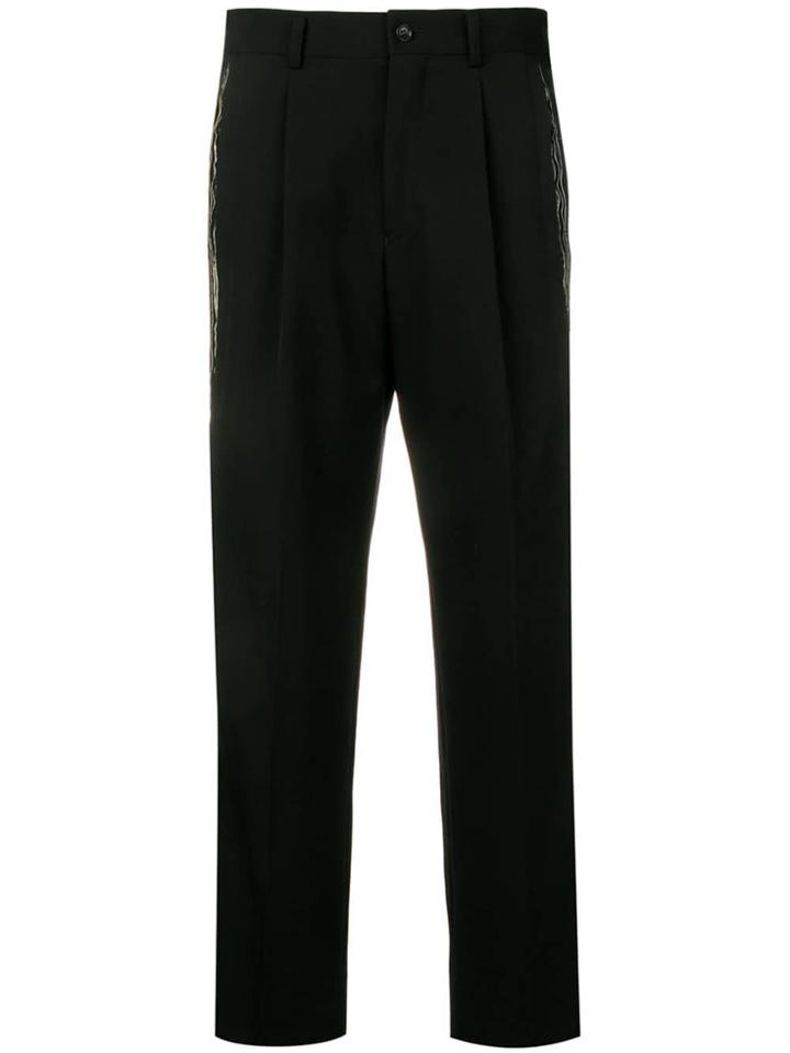 Comme Des Garçons Side Cut Trousers - Black