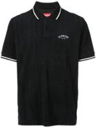 Supreme Cable Knit Terry Polo Shirt - Black