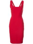 Alexander Wang Fitted Silhouette Dress - Red