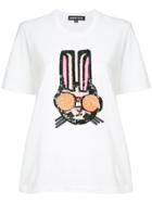 Markus Lupfer Sequined Bunny T-shirt - White