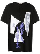 Yohji Yamamoto Kanti Stamps T-shirt - Black