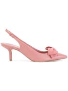 Tory Burch Laila Driver Ballet Flats - Pink & Purple