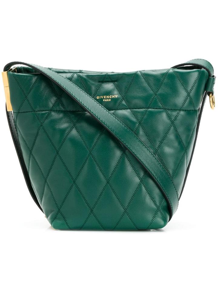 Givenchy Small Gv Bucket Bag - Green