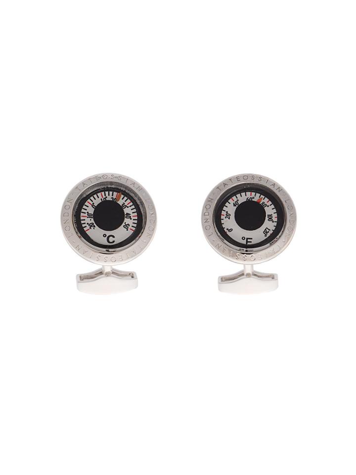 Tateossian Captain Thermometer Cufflinks - Metallic