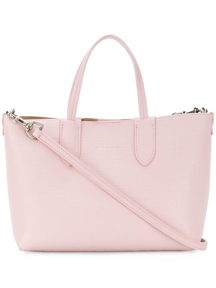 Alexander Mcqueen Mini Shopper Tote - Pink & Purple