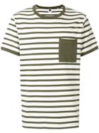 Nn07 Striped T-shirt - Green
