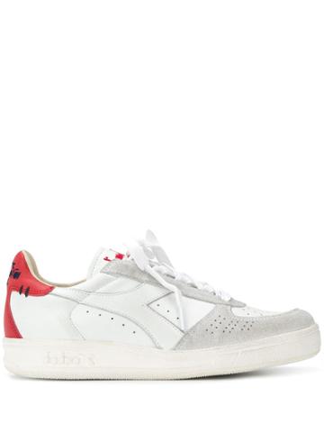 Diadora Suede Panel Sneakers - White