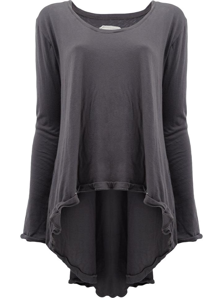 Greg Lauren High-low Jumper - Grey