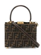 Fendi Pre-owned Zucca Pattern 2way Hand Bag Box - Brown