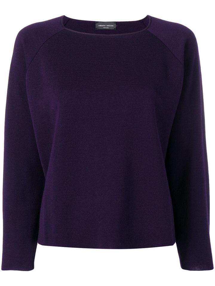 Roberto Collina Fine Knit Sweater - Purple