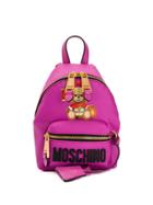 Moschino Roman Teddy Bear Backpack - Pink