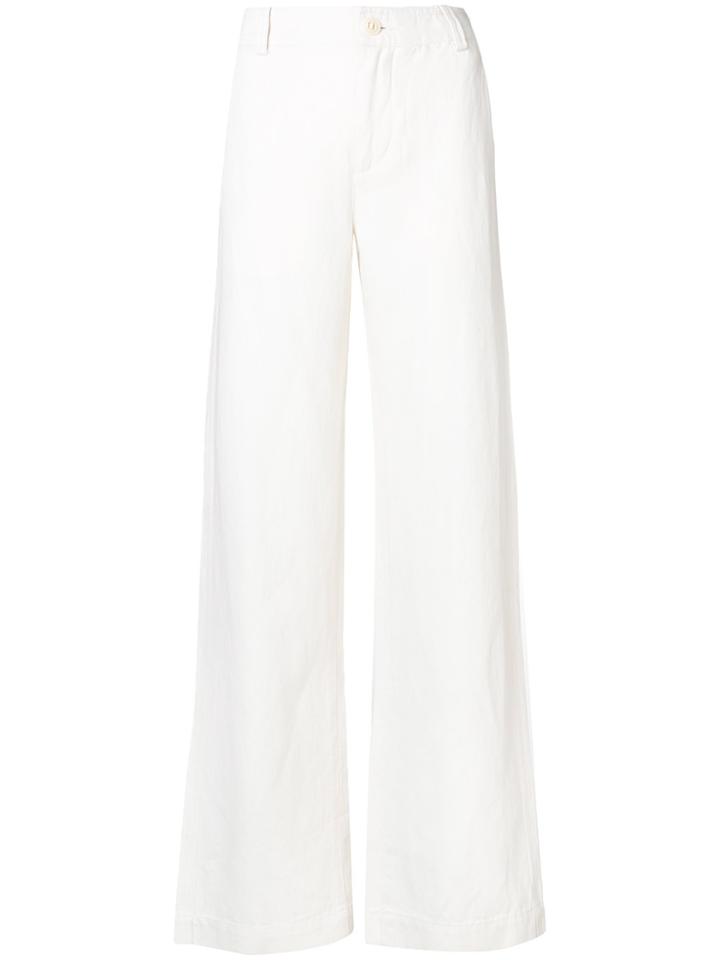 Vince Wide Leg Trousers - White