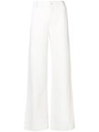 Vince Wide Leg Trousers - White