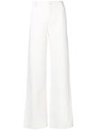 Vince Wide Leg Trousers - White