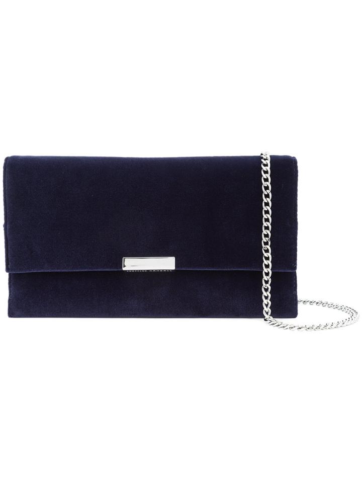 Loeffler Randall Tab Clutch - Blue