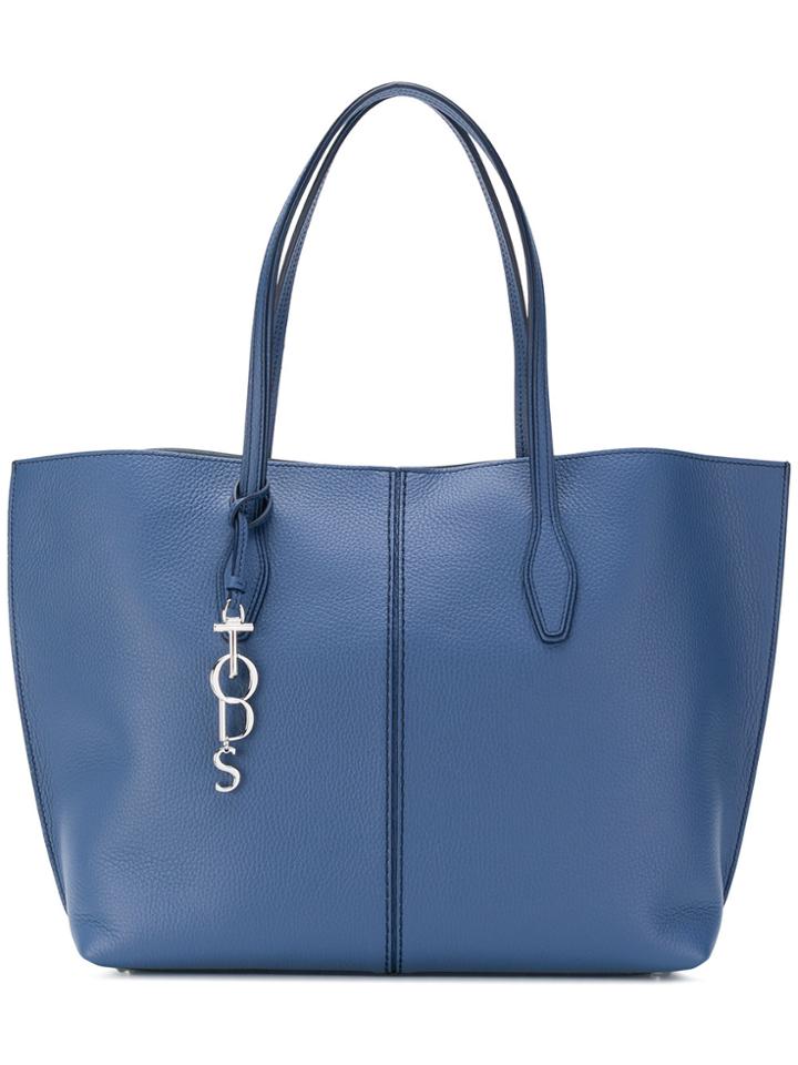 Tod's Oversized Shopper Tote - Blue