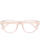 Linda Farrow Round Frame Glasses - Neutrals