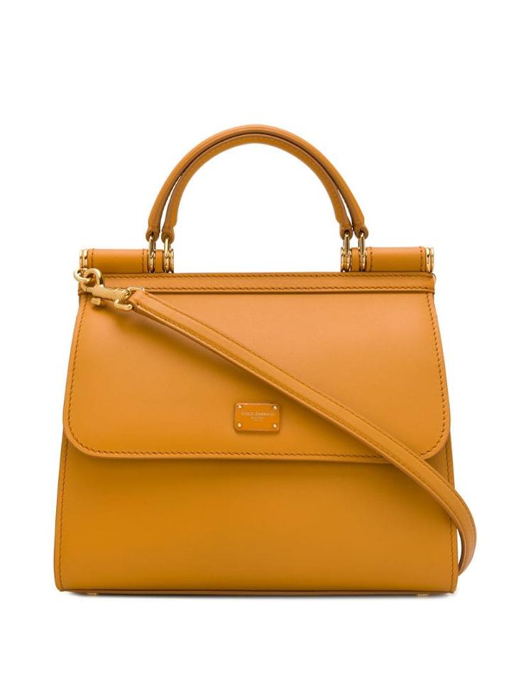 Dolce & Gabbana Small Sicily Tote - Yellow