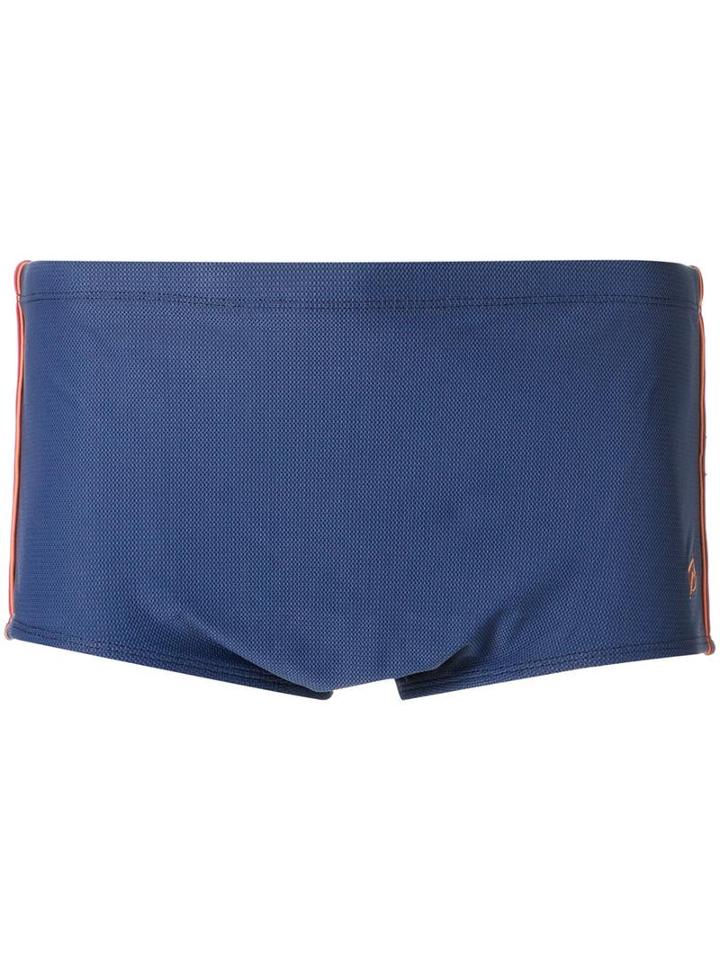 Blue Man Panelled Swimming Trunks, Men's, Size: P, Polyimide/spandex/elastane