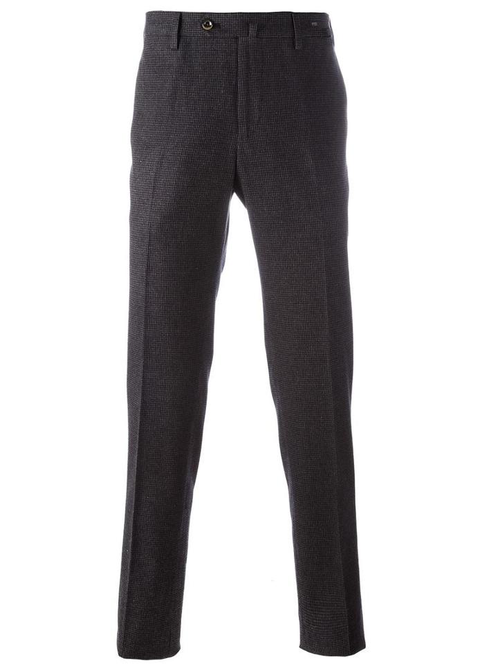 Pt01 Slim Tailored Trousers, Men's, Size: 54, Grey, Cotton
