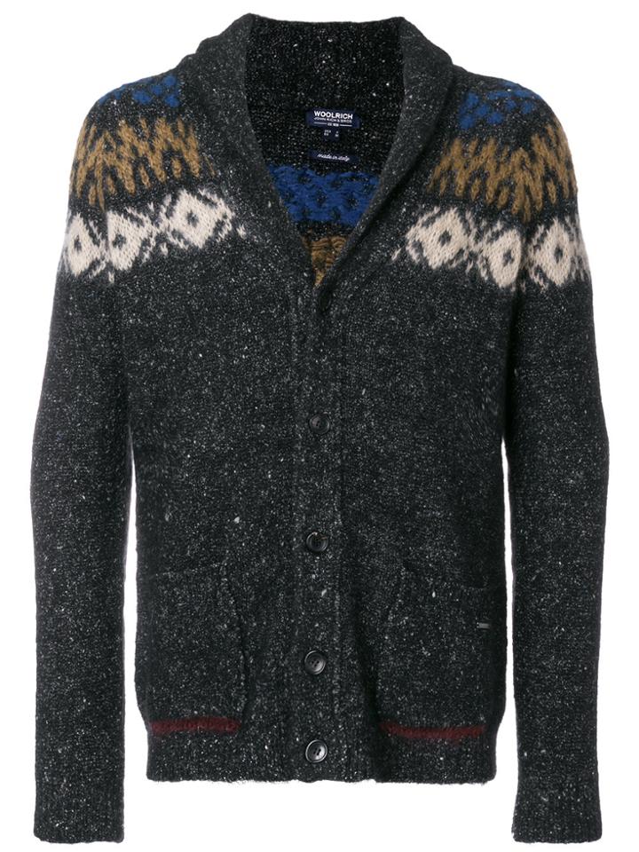 Woolrich Shawl Collar Cardigan - Black