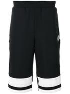 Mcq Alexander Mcqueen - Striped Track Shorts - Men - Polyamide/spandex/elastane - S, Black, Polyamide/spandex/elastane