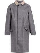 Mackintosh Grey Bonded Wool Coat