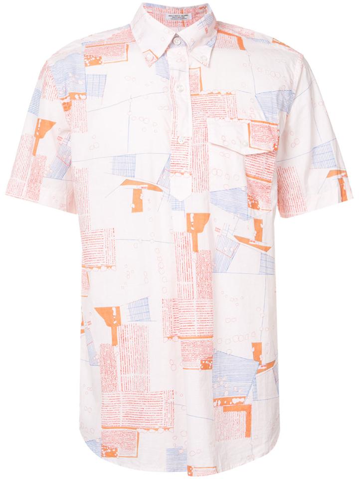 Engineered Garments Graphic Pattern Shirt - White