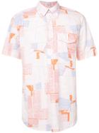 Engineered Garments Graphic Pattern Shirt - White