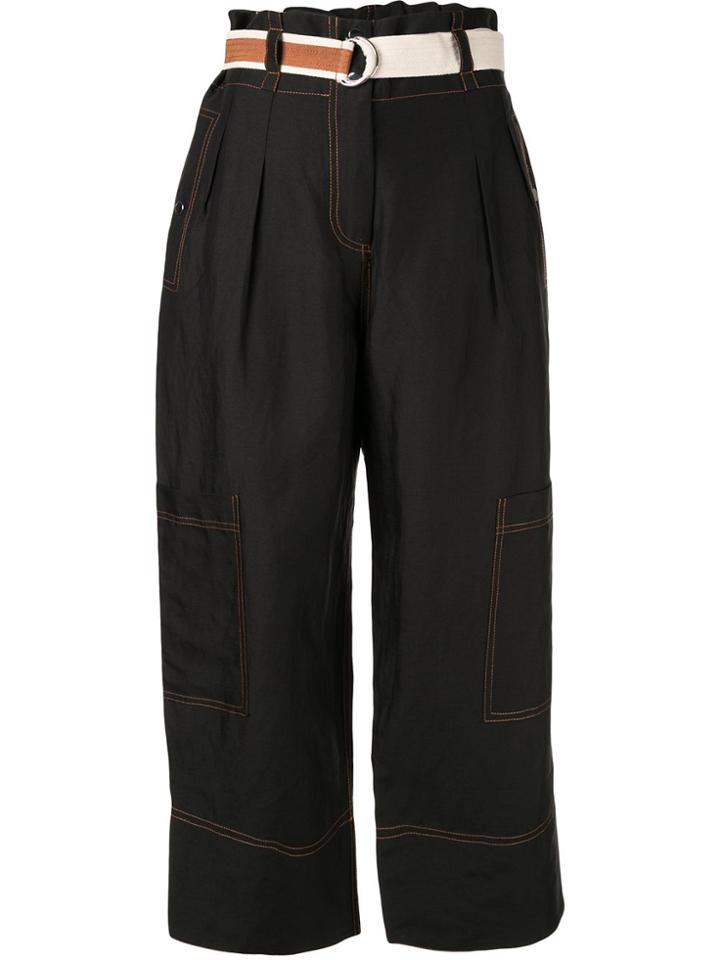 Lee Mathews Lucien Pocket Trousers - Blue