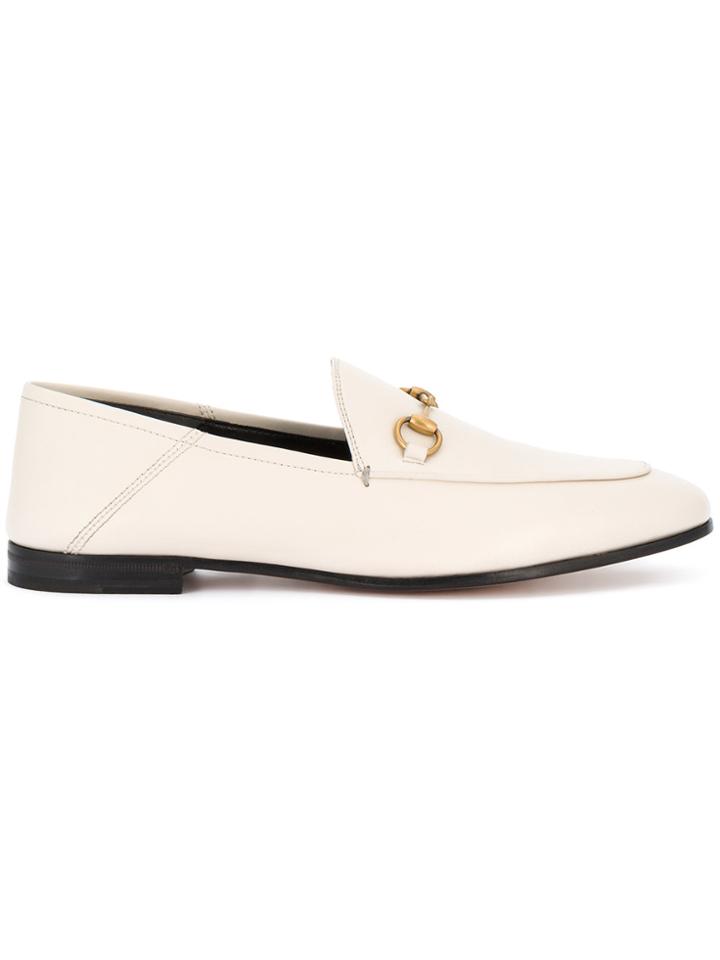 Gucci Brixton Loafers - White