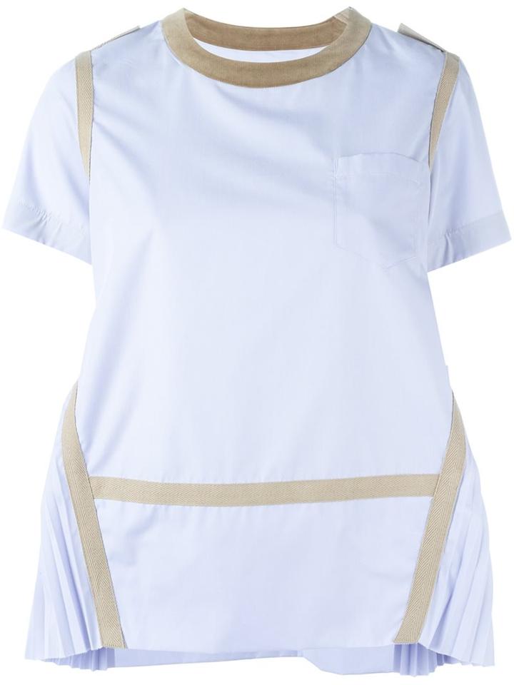 Sacai Shoulder Zip Detail T-shirt