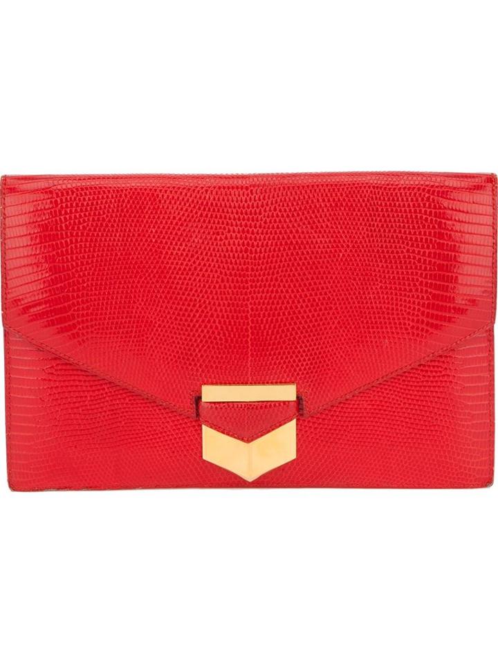 Hermès Vintage Lizard Skin Envelope Clutch