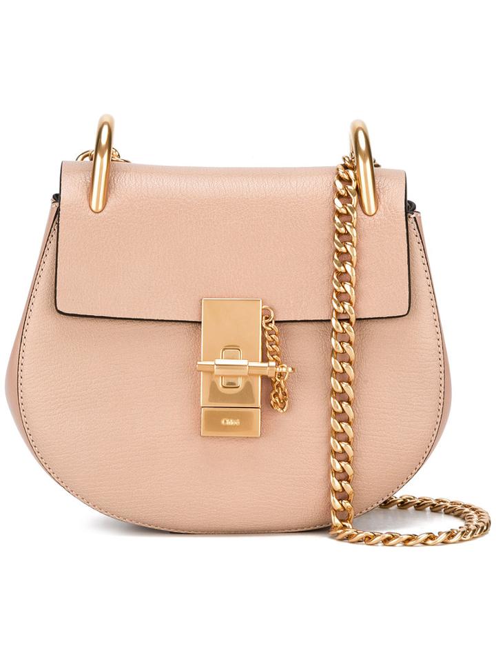 Chloé Cross Body Bag, Women's, Nude/neutrals, Calf Leather