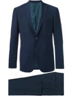 Tonello Formal Suit, Men's, Size: 48, Blue, Virgin Wool/cupro