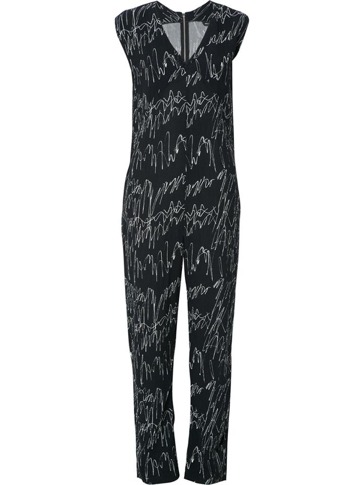 Uma Raquel Davidowicz Printed Jumpsuit - Black