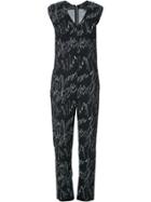 Uma Raquel Davidowicz Printed Jumpsuit - Black