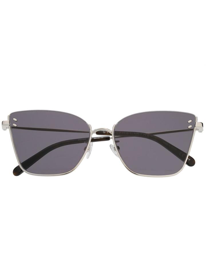 Stella Mccartney Eyewear Cat Eye Sunglasses - Silver