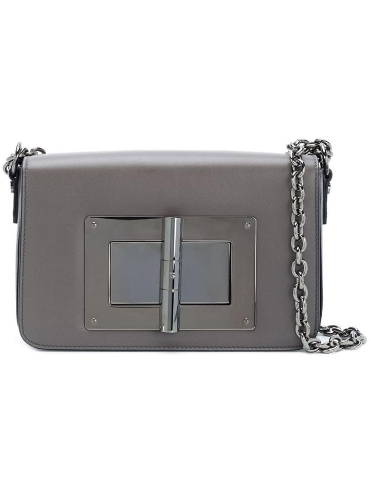 Tom Ford Natalia Shoulder Bag - Grey