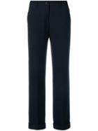 Aspesi Tailored Cuffed Trousers - Blue