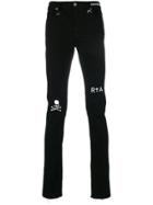 Mastermind Japan Printed Skinny Jeans - Black