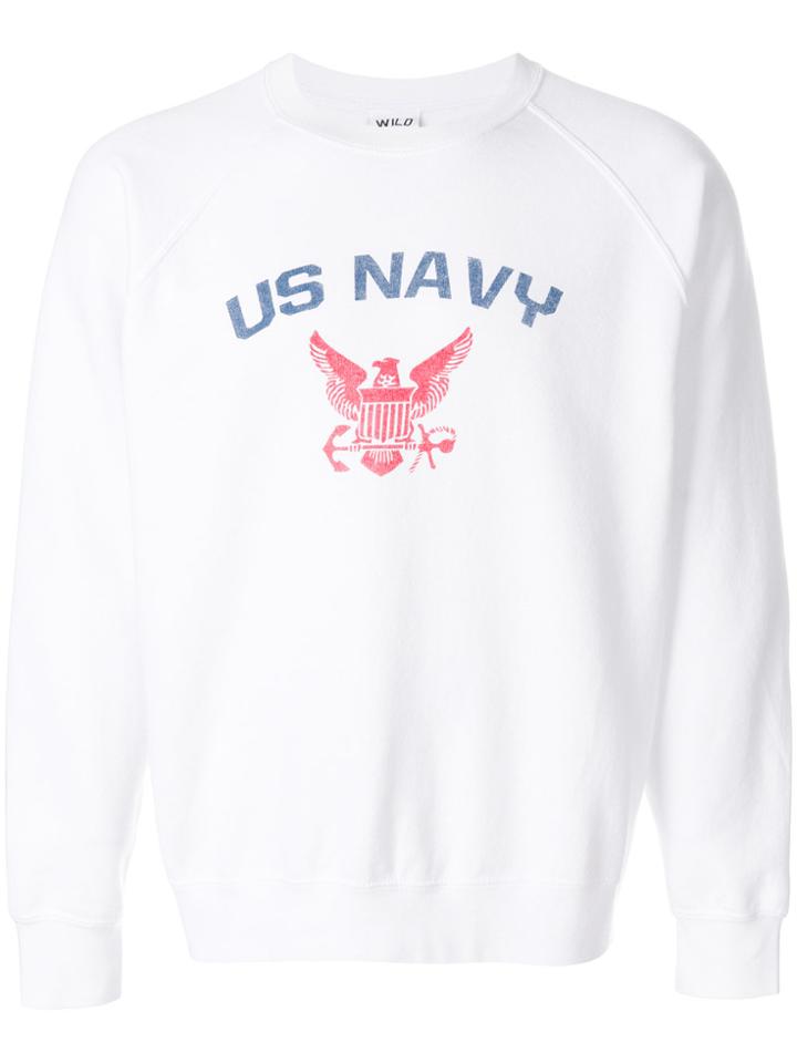 Wild Donkey Us Navy T-shirt - White