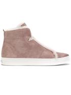 Kennel & Schmenger Hi-top Sneakers - Pink & Purple