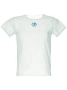 Tu Es Mon Trésor Shell Mesh T-shirt - Blue