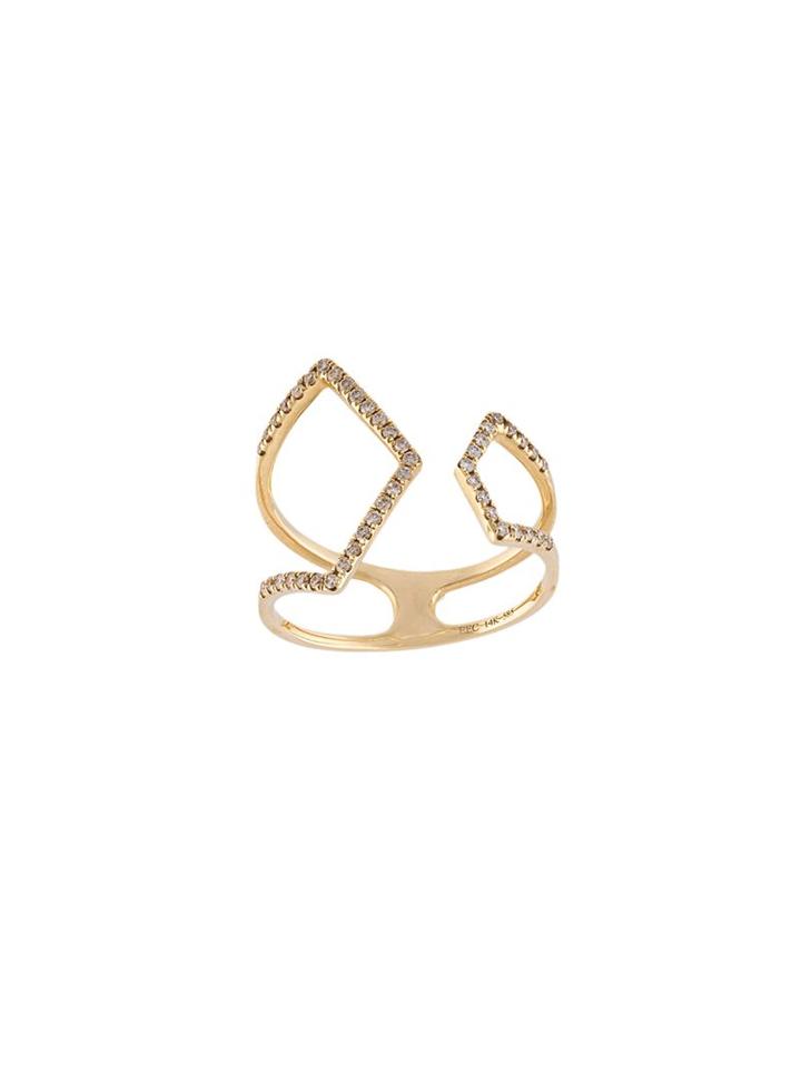 Ef Collection Split Chevron Ring