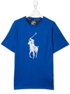 Ralph Lauren Kids Teen Brand Logo T-shirt - Blue