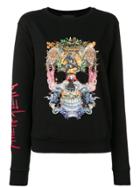 Philipp Plein Embellished Skull Sweatshirt - Black