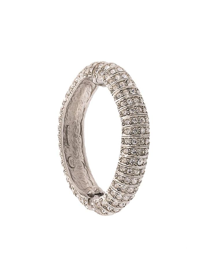 Oscar De La Renta Caterpillar Bracelet - Silver