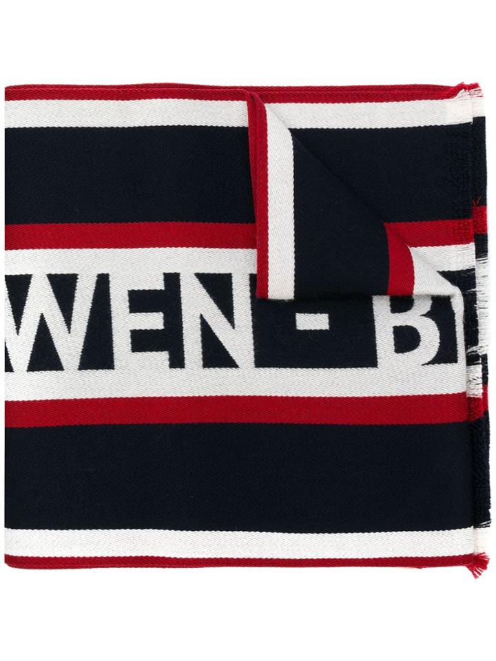 Kent & Curwen Logo Sport Scarf - Blue