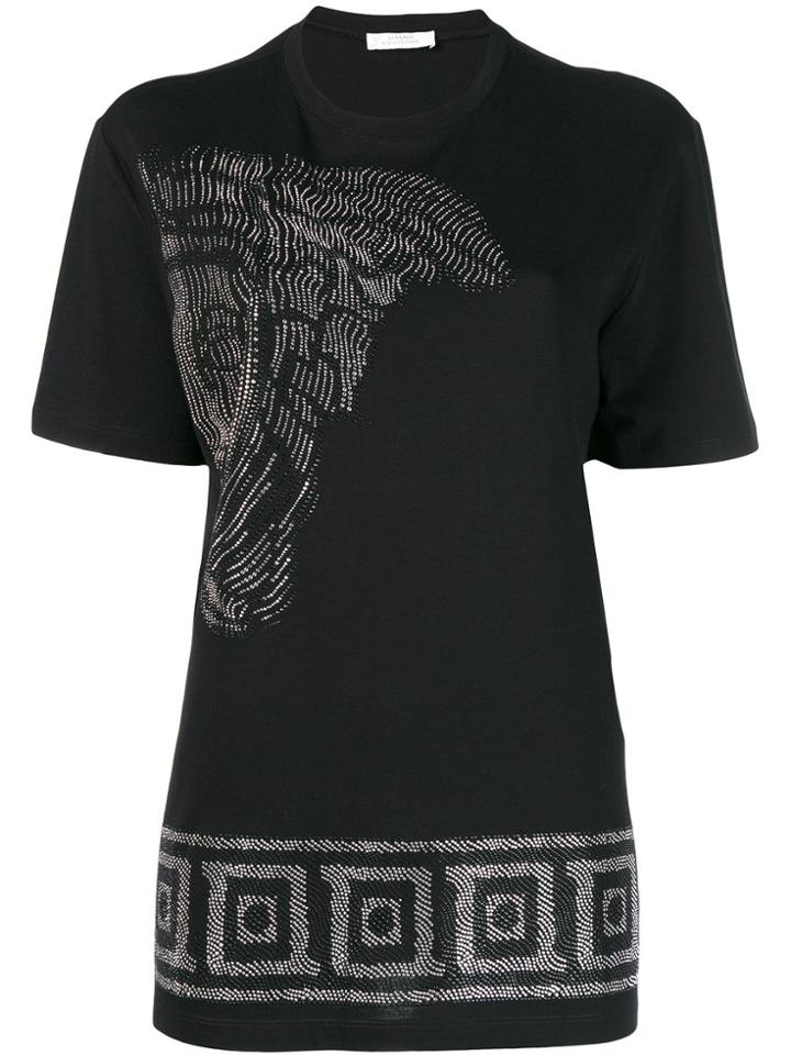 Versace Collection Microstud Medusa T-shirt - Black